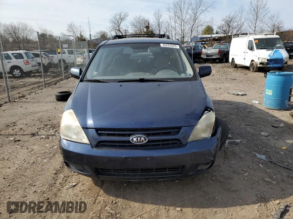 2008 Kia Sedona LX with VIN KNDMB233086212855, listed as a Copart auction lot 48263625 with 210,653 mi miles and Salvage Title. Bid and sale history available at carsss.com. Image 5.