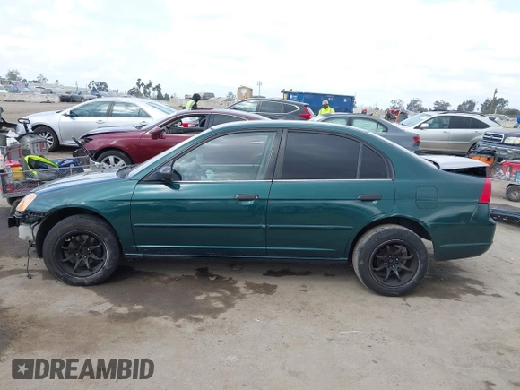 2001 Honda Civic LX with VIN JHMES16571S002955, listed as a IAAI auction lot 42128296 with 223,009 mi miles and . Bid and sale history available at DreamBid. Image 15.