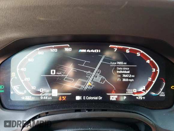 2023 BMW 4 Series M440i z VIN WBA63AW05PFN56369, wystawiony jako Copart lot #44258203 z przebiegiem 7 655 mil mil oraz . Historia ofert i sprzedaży dostępna na DreamBid. Obrazek 9.