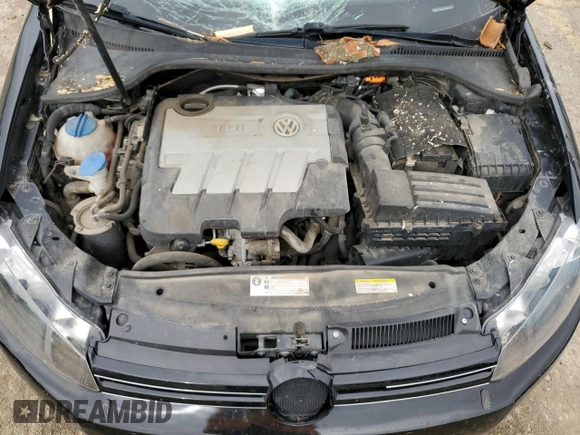 2014 Volkswagen Jetta TDI w/Sunroof with VIN 3VWPL7AJ4EM628179, listed as a Copart auction lot 54624355 with 91,190 mi miles and Salvage title. Bid and sale history available at DreamBid. Image 11.