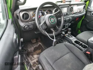 2018 Jeep Wrangler Sport with VIN 1C4GJXAN1JW262204, listed as a Copart auction lot 46809145 with 79,732 mi miles and Salvage title. Bid and sale history available at DreamBid. Image 8.