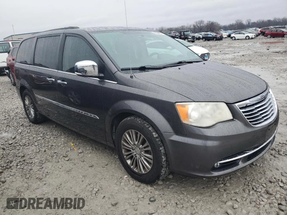 2015 Chrysler Town & Country Touring-L with VIN 2C4RC1CG4FR506913, listed as a Copart auction lot 82864954 with 104,778 mi miles and Salvage Title. Bid and sale history available at carsss.com. Image 4.