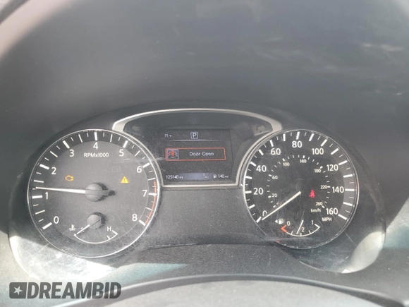 2016 Nissan Altima SR with VIN 1N4AL3AP7GC207640, listed as a Copart auction lot 58778695 with 125,140 mi miles and Salvage title. Bid and sale history available at DreamBid. Image 9.