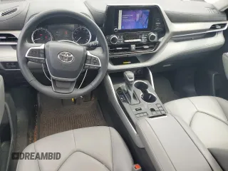 2023 Toyota Highlander L with VIN 5TDKDRBH3PS042321, listed as a Copart auction lot 57688795 with 19,973 mi miles and Salvage title. Bid and sale history available at DreamBid. Image 8.