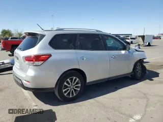 2015 Nissan Pathfinder Platinum with VIN 5N1AR2MMXFC678664, listed as a Copart auction lot 55984535 with 121,831 mi miles and Salvage title. Bid and sale history available at DreamBid. Image 3.