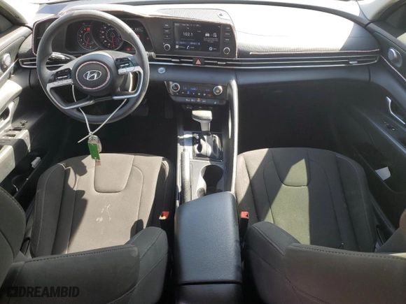 2022 Hyundai Elantra Essential with VIN KMHLM4AGXNU361963, listed as a Copart auction lot 48763575 with 47,226 mi miles and Salvage Title. Bid and sale history available at carsss.com. Image 8.