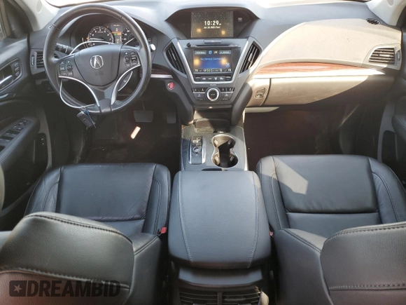 2016 Acura MDX w/Tech with VIN 5FRYD3H43GB015893, listed as a Copart auction lot 89401505 with 125,196 mi miles and Salvage Title. Bid and sale history available at carsss.com. Image 8.