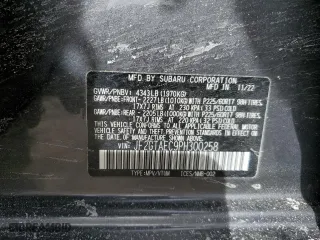 2023 Subaru Crosstrek Premium with VIN JF2GTAEC9PH300258, listed as a Copart auction lot 46221105 with 26,922 mi miles and Salvage Title. Bid and sale history available at carsss.com. Image 13.