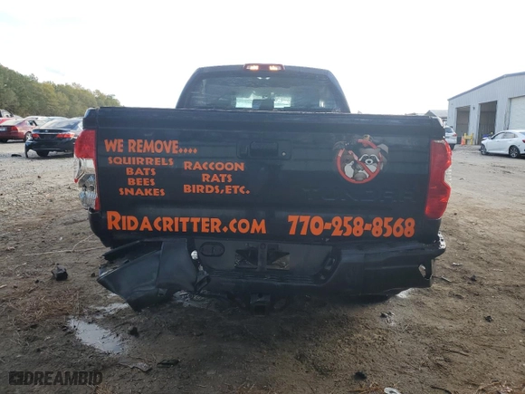 2018 Toyota Tundra 2WD SR with VIN 5TFRY5F17JX231385, listed as a Copart auction lot 81738214 with 291,340 mi miles and Salvage Title. Bid and sale history available at carsss.com. Image 6.