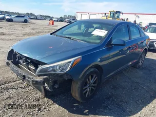 2017 Hyundai Sonata SE with VIN 5NPE24AF5HH506187, listed as a IAAI auction lot 41593078 with 154,549 mi miles. Bid and sale history available at carsss.com. Image 2.