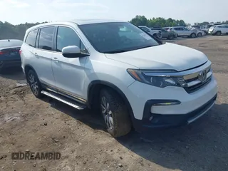 2020 Honda Pilot EX-L z VIN 5FNYF5H57LB005412, wystawiony jako IAAI lot #42288219 z przebiegiem 59 866 mil mil oraz . Historia ofert i sprzedaży dostępna na DreamBid. Obrazek 1.