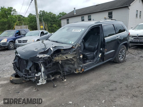 2020 Jeep Grand Cherokee Limited with VIN 1C4RJFBG5LC194321, listed as a Copart auction lot 58824975 with 82,929 mi miles and Salvage title. Bid and sale history available at DreamBid. Image 1.