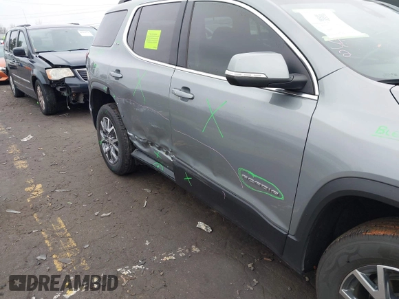 2023 GMC Acadia SLT with VIN 1GKKNML48PZ156202, listed as a IAAI auction lot 41526629 with 29,460 mi miles and . Bid and sale history available at DreamBid. Image 17.