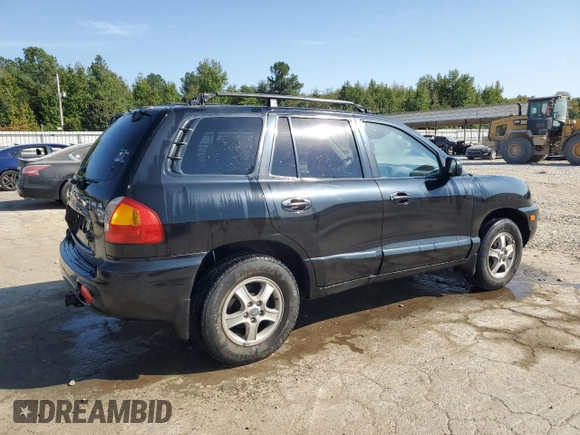 2002 Hyundai Santa Fe GLS with VIN KM8SC13D42U309353, listed as a Copart auction lot 75405014 with 137,249 mi miles and Salvage Title. Bid and sale history available at carsss.com. Image 3.