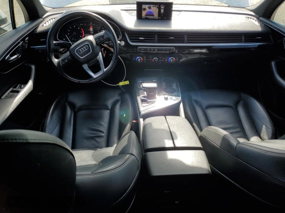 2017 Audi Q7 Premium with VIN WA1AAAF74HD025817, listed as a Copart auction lot 56036985 with 130,410 mi miles and Salvage title. Bid and sale history available at DreamBid. Image 8.