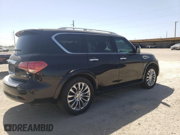 2015 Infiniti QX80 z VIN JN8AZ2NDXF9770443, wystawiony jako Copart lot #49982175 z przebiegiem 255 778 mil mil oraz Czysty tytuł • Clean title. Historia ofert i sprzedaży dostępna na DreamBid. Obrazek 3.