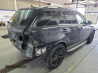 2017 Mercedes-Benz GLE 63 S AMG with VIN 4JGDA7FB4HA859545, listed as a Copart auction lot 60029485 with 65,941 mi miles and Salvage title. Bid and sale history available at DreamBid. Image 3.
