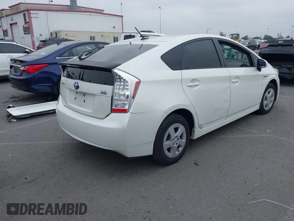 2010 Toyota Prius Four with VIN JTDKN3DUXA1291725, listed as a IAAI auction lot 42161926 with 180,755 mi miles and . Bid and sale history available at DreamBid. Image 4.