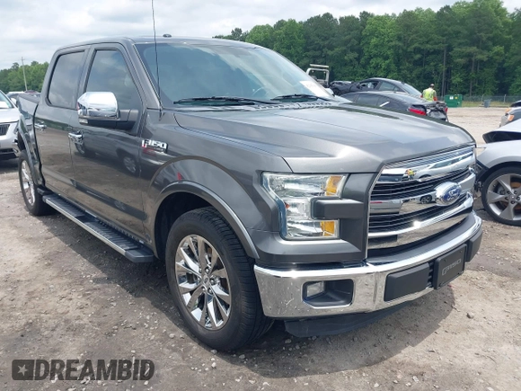 2015 Ford F-150 XL with VIN 1FTEW1CF1FKE95929, listed as a IAAI auction lot 42365386 with 49,479 mi miles and . Bid and sale history available at DreamBid. Image 1.