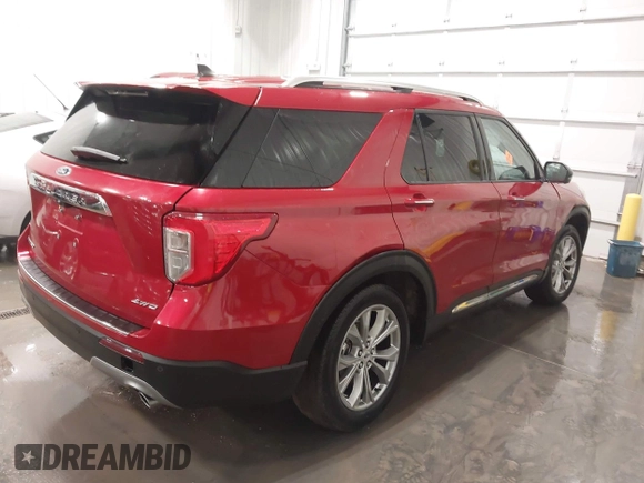 2023 Ford Explorer Limited with VIN 1FMSK8FH8PGB35741, listed as a IAAI auction lot 41933587 with Not Provided miles. Bid and sale history available at carsss.com. Image 4.