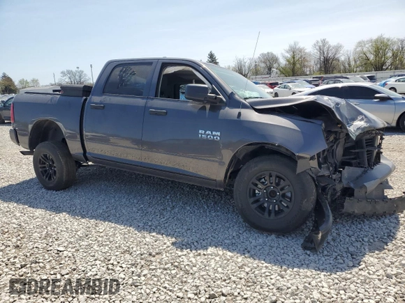 2017 Ram 1500 Tradesman with VIN 1C6RR7KGXHS591574, listed as a Copart auction lot 52803905 with 190,021 mi miles and Salvage title. Bid and sale history available at DreamBid. Image 4.