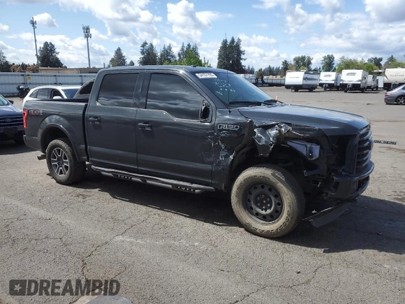2017 Ford F-150 XL with VIN 1FTEW1EF3HKC24533, listed as a Copart auction lot 54157755 with 152,029 mi miles and Clean Title. Bid and sale history available at carsss.com. Image 4.