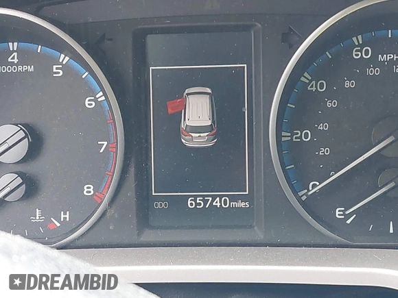 2018 Toyota RAV4 LE with VIN JTMBFREV2JJ727457, listed as a IAAI auction lot 41758208 with 65,740 mi miles. Bid and sale history available at carsss.com. Image 15.