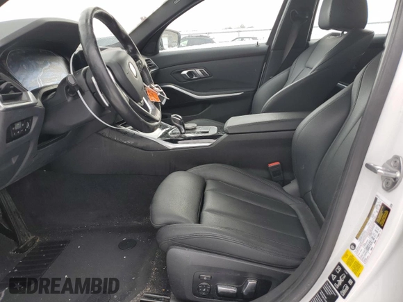 2019 BMW 3 Series 330i xDrive with VIN WBA5R7C55KAJ78959, listed as a Copart auction lot 45850725 with 74,085 mi miles and Salvage Title. Bid and sale history available at carsss.com. Image 7.