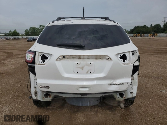 2016 Chevrolet Traverse LT with VIN 1GNKRGKD7GJ336103, listed as a Copart auction lot 62030835 with 84,093 mi miles and Salvage title. Bid and sale history available at DreamBid. Image 6.