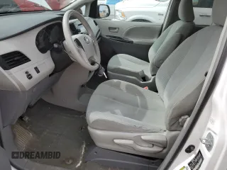 2013 Toyota Sienna L with VIN 5TDZK3DCXDS313664, listed as a Copart auction lot 55080535 with 245,026 mi miles and Salvage Title. Bid and sale history available at carsss.com. Image 7.