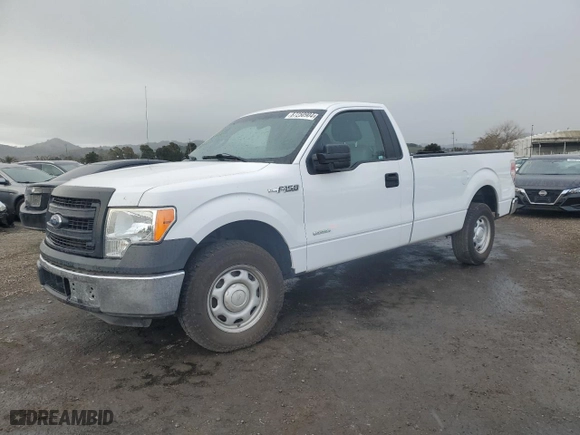 2014 Ford F-150 XL with VIN 1FTNF1CT4EKE45739, listed as a Copart auction lot 87250904 with 192,989 mi miles and Salvage Title. Bid and sale history available at carsss.com. Image 1.