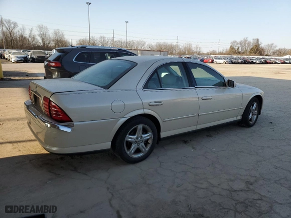 2002 Lincoln LS w/Base Pkg with VIN 1LNHM86S12Y706795, listed as a Copart auction lot 48817515 with NaN miles and Salvage Title. Bid and sale history available at carsss.com. Image 3.