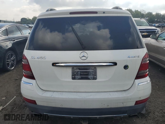 2007 Mercedes-Benz GL-Class with VIN 4JGBF71E07A191655, listed as a Copart auction lot 74016834 with 182,121 mi miles and Salvage Title. Bid and sale history available at carsss.com. Image 6.