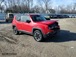 2015 Jeep Renegade Trailhawk with VIN ZACCJBCT0FPB66713, listed as a Copart auction lot 50177745 with 168,324 mi miles and Non Repairable. Bid and sale history available at carsss.com. Image 14.