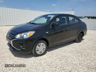 2023 Mitsubishi Mirage G4 ES with VIN ML32FUFJ3PHF03165, listed as a Copart auction lot 53877255 with 12,743 mi miles and Clean Title. Bid and sale history available at carsss.com. Image 1.