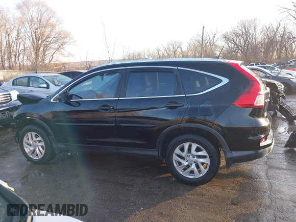 2015 Honda CR-V EX-L with VIN 2HKRM4H75FH671079, listed as a IAAI auction lot 41132774 with 117,188 mi miles and . Bid and sale history available at DreamBid. Image 15.