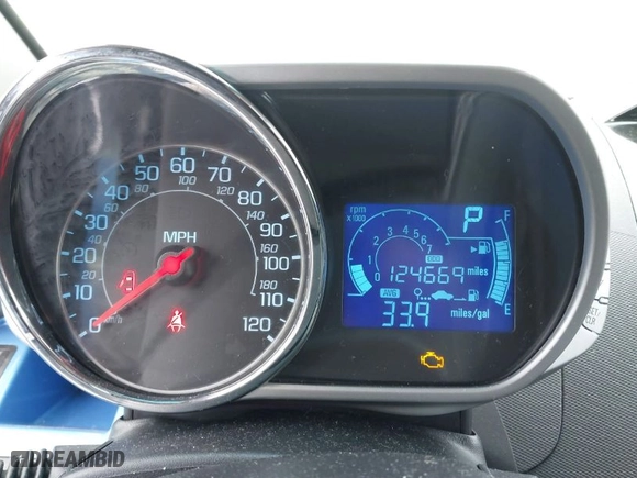 2014 Chevrolet Spark LT with VIN KL8CD6S94EC415062, listed as a IAAI auction lot 41479491 with 124,669 mi miles. Bid and sale history available at carsss.com. Image 7.