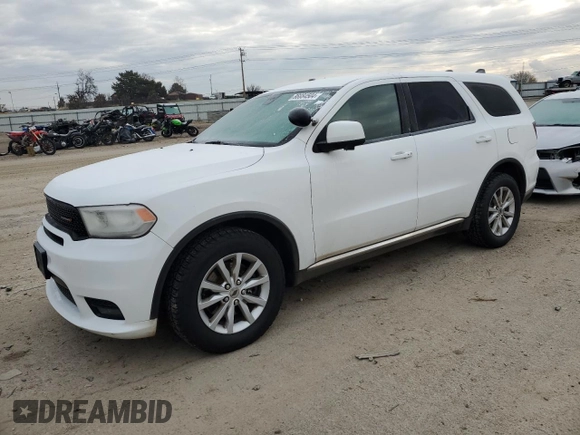 2020 Dodge Durango Pursuit with VIN 1C4RDJFG8LC261322, listed as a Copart auction lot 86884504 with 111,630 mi miles and Salvage title. Bid and sale history available at DreamBid. Image 1.