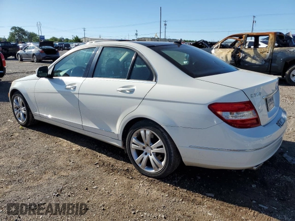 2008 Mercedes-Benz C 300 Sport with VIN WDDGF54X88F093057, listed as a Copart auction lot 57429065 with 111,148 mi miles and Salvage title. Bid and sale history available at DreamBid. Image 2.