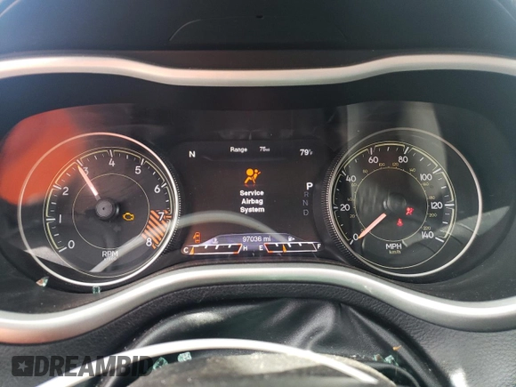 2014 Jeep Cherokee Trailhawk with VIN 1C4PJMBS6EW140981, listed as a Copart auction lot 58260325 with 97,036 mi miles and Salvage title. Bid and sale history available at DreamBid. Image 9.