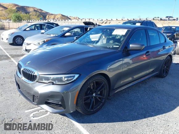 2022 BMW 3 Series 330i xDrive with VIN 3MW5R7J06N8C42529, listed as a IAAI auction lot 41272483 with 45,087 mi miles. Bid and sale history available at carsss.com. Image 17.