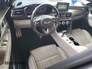 2019 Genesis G70 Advanced with VIN KMTG74LE6KU024096, listed as a Copart auction lot 44221875 with 71,251 mi miles and Salvage Title. Bid and sale history available at carsss.com. Image 8.