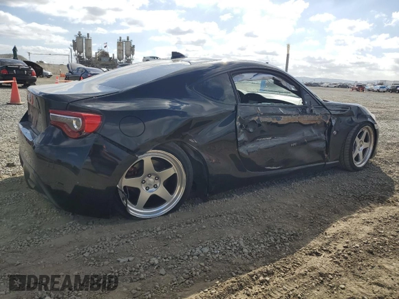 2017 Toyota 86 with VIN JF1ZNAA13H8701947, listed as a Copart auction lot 81342674 with 73,385 mi miles and Salvage Title. Bid and sale history available at carsss.com. Image 3.