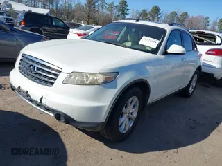 2006 Infiniti FX with VIN JNRAS08U26X104477, listed as a IAAI auction lot 41772254 with 250,228 mi miles. Bid and sale history available at carsss.com. Image 2.