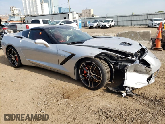 2015 Chevrolet Corvette 1LT with VIN 1G1YB2D77F5117062, listed as a Copart auction lot 59788353 with 67,679 mi miles. Bid and sale history available at carsss.com. Image 4.