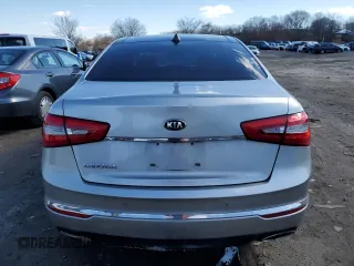 2014 Kia Cadenza Premium with VIN KNALN4D78E5139605, listed as a Copart auction lot 45453455 with 130,764 mi miles and Salvage Title. Bid and sale history available at carsss.com. Image 6.