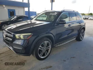 2021 Mercedes-Benz GLE 350 with VIN 4JGFB4JB9MA444498, listed as a Copart auction lot 63816145 with 53,201 mi miles and Clean title. Bid and sale history available at DreamBid. Image 1.