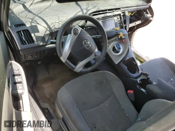 2013 Toyota Prius One z VIN JTDKN3DU7D0345945, wystawiony jako Copart lot #57703325 z przebiegiem Nie podano mil oraz Szkoda całkowita • Salvage title. Historia ofert i sprzedaży dostępna na DreamBid. Obrazek 8.
