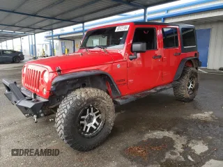 2018 Jeep Wrangler JK Unlimited Sport S with VIN 1C4HJWDG0JL897721, listed as a Copart auction lot 82472104 with 0 mi miles and Salvage Title. Bid and sale history available at carsss.com. Image 1.