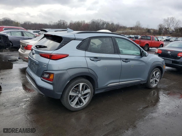2020 Hyundai Kona Ultimate with VIN KM8K5CA56LU496503, listed as a Copart auction lot 52025165 with 18,625 mi miles and Salvage Title. Bid and sale history available at carsss.com. Image 3.